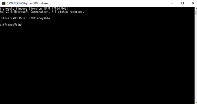 「FFmpeg」でWAVEをMP3に変換するstep1